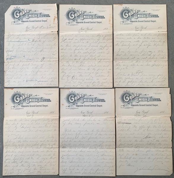 SULLIVAN, JOHN L. HAND WRITTEN & SIGNED 6 PAGE LETTER (1888-AS WORLD HEAVYWEIGHT CHAMPION-