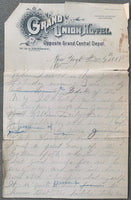 SULLIVAN, JOHN L. HAND WRITTEN & SIGNED 6 PAGE LETTER (1888-AS WORLD HEAVYWEIGHT CHAMPION-