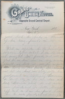 SULLIVAN, JOHN L. HAND WRITTEN & SIGNED 6 PAGE LETTER (1888-AS WORLD HEAVYWEIGHT CHAMPION-