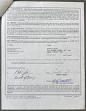 TARVER, ANTONIO SIGNED BOUT AGREEMENT (1999-ROY FRANCIS FIGHT)