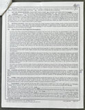 TARVER, ANTONIO SIGNED BOUT AGREEMENT (1999-ROY FRANCIS FIGHT)