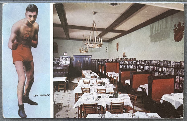 TENDLER, LEW RESTAURANT POSTCARD