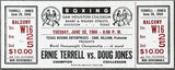 TERRELL, ERNIE-DOUG JONES ON SITE FULL TICKET (1966)