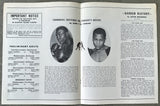 TIGER, DICK-JOSE TORRES I OFFICIAL PROGRAM (1966)