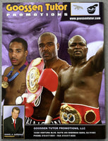 TONEY, JAMES "LIGHTS OUT"-DOMINICK GUINN & CHRIS BYRD-DAVARRYL WILLIAMSON OFFICIAL PROGRAM (2005)