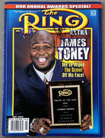 TONEY, JAMES "LIGHTS OUT" SIGNED RING MAGAZINE (MAY 2004)
