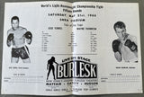 TORRES, JOSE-WAYNE THORNTON OFFICIAL PROGRAM (1966)