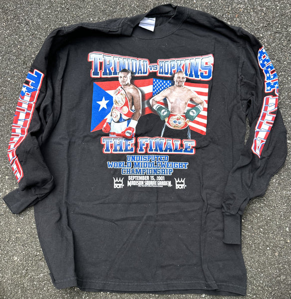 TRINIDAD, FELIX-BERNARD HOPKINS SOUVENIR T SHIRT (2001)
