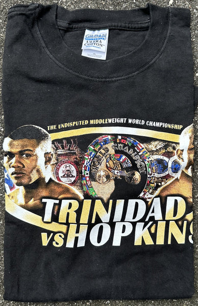 TRINIDAD, FELIX-BERNARD HOPKINS SOUVENIR T SHIRT (2001)