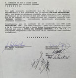 TRINIDAD, FELIX "TITO" SIGNED CONTRACT (1993)