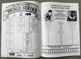 TYSON, MIKE-TONY TUCKER OFFICIAL PROGRAM (1987)
