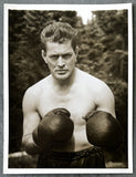 TUNNEY, GENE ORIGINAL TYPE 1 PHOTO (1928-TRAINING FOR HEENEY)