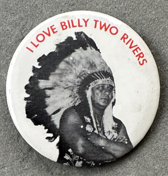 Billy Two Rivers Actor TWO RIVERS, BILLY SOUVENIR PIN – JO Sports Inc.