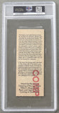 TYSON, MIKE-TREVOR BERBICK ON SITE STUBLESS TICKET (1986-TYSON WINS TITLE-PSA/DNA EX-MT 6 (MK))