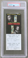 TYSON, MIKE-FRANCOIS BOTHA ON SITE FULL TICKET (1999-PSA/DNA NM 7)