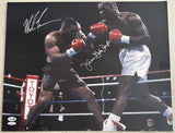 TYSON, MIKE-JAMES "BUSTER" DOUGLAS LARGE FORMAT SIGNED PHOTO (1990-SIGNED BY TYSON & DOUGLAS-TRISTAR-JSA)