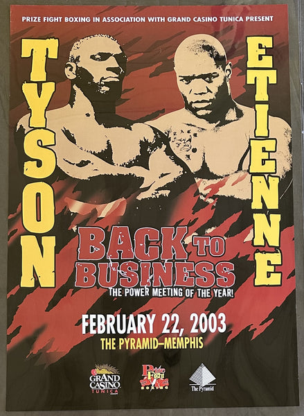 TYSON, MIKE-CLIFFORD ETIENNE ON SITE POSTER (2003)