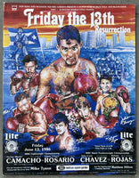 TYSON, MIKE-REGGIE GROSS OFFICIAL PROGRAM (1986)