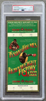 TYSON, MIKE-LARRY HOLMES FULL ON SITE TICKET (1988-PSA/DNA EX-MT 6)
