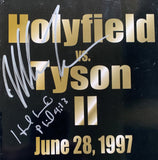 HOLYFIELD, EVANDER-MIKE TYSON II SIGNED OFFICIAL PROGRAM (1997-SIGNED BY HOLYFIELD & TYSON-PSA/DNA)