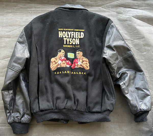 HOLYFIELD, EVANDER-MIKE TYSON SOUVENIR JACKET-COAT (1991)