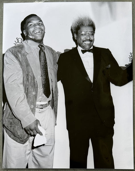 TYSON, MIKE & DON KING ORIGINAL TYPE 1 PHOTO (1989)