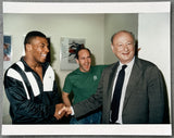 TYSON, MIKE & KEVIN ROONEY & MAYOR ED KOCH ORIGINAL TYPE 1 PHOTOGRAPH (CIRCA 1986)