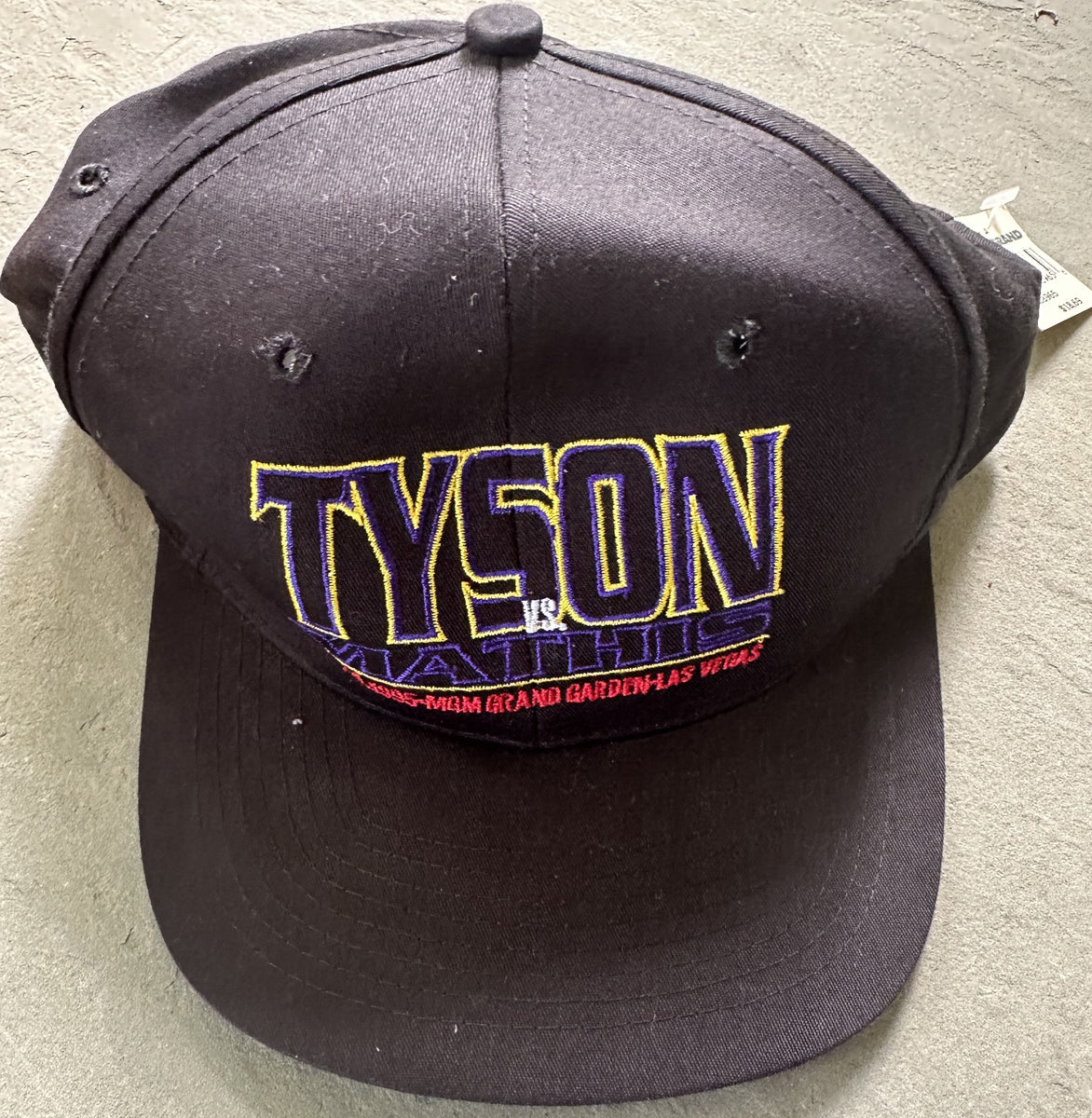 TYSON, MIKE-BUSTER MATHIS, JR. SOUVENIR HAT (1995-NEVER WORN) – JO ...