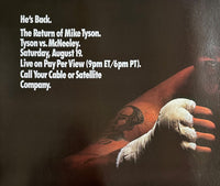 TYSON, MIKE-PETER MCNEELEY PAY PER VIEW POSTER (1995)