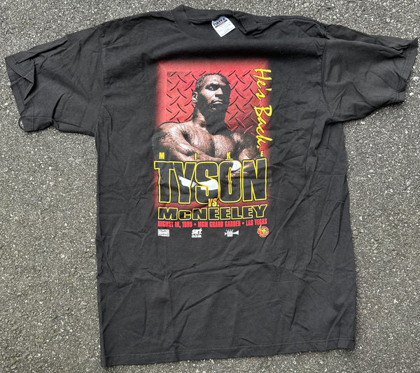 TYSON, MIKE-PETER MCNEELEY SOUVENIR T SHIRT (1995)