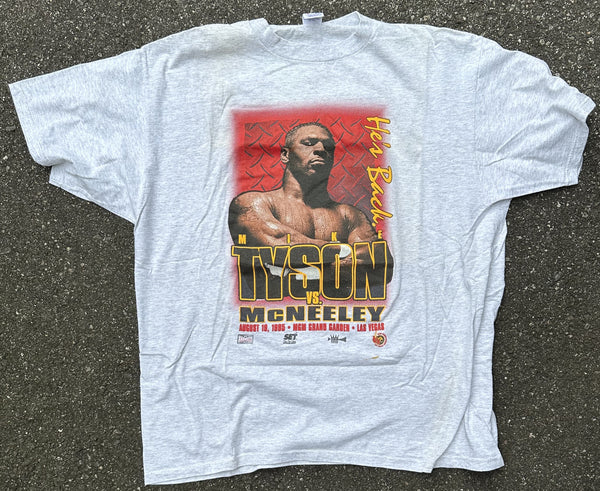 TYSON, MIKE-PETER MCNEELEY SOUVENIR T SHIRT (1995)