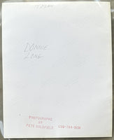 TYSON, MIKE & KEVIN ROONEY & FRANK CAPPUCCINO ORIGINAL TYPE 1 PHOTO (1985-DONNIE LONG FIGHT)
