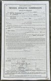 TYSON, MIKE-BRUCE SELDON SIGNED BOXING CONTRACT (1995-PSA/DNA)