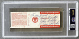 TYSON, MIKE-JAMES "BONECRUSHER" SMITH FULL TICKET (1987-SIGNED BY JIMMY JACOBS-PSA/DNA)