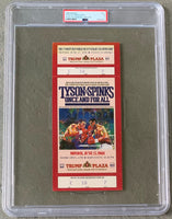 TYSON, MIKE-MICHAEL SPINKS ON SITE FULL TICKET (1988-PSA/DNA EX 5)