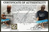 TYSON, MIKE & MICHAEL SPINKS SIGNED LARGE FORMAT PHOTO (AUTHENTIC SIGNINGS)