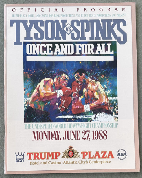 TYSON, MIKE-MICHAEL SPINKS OFFICIAL PROGRAM (1988)