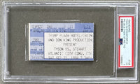 TYSON, MIKE-ALEX STEWART ON SITE STUBLESS TICKET (1990-PSA/DNA EX 5)