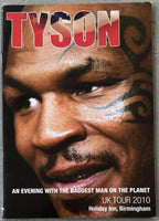 TYSON, MIKE UK TOUR PROGRAM (2010)