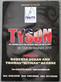 TYSON, MIKE UK TOUR PROGRAM (2010)