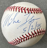 TYSON, MIKE VINTAGE SIGNED BASEBALL (1995)