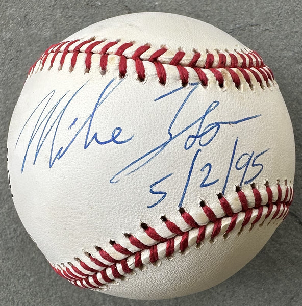 TYSON, MIKE VINTAGE SIGNED BASEBALL (1995)
