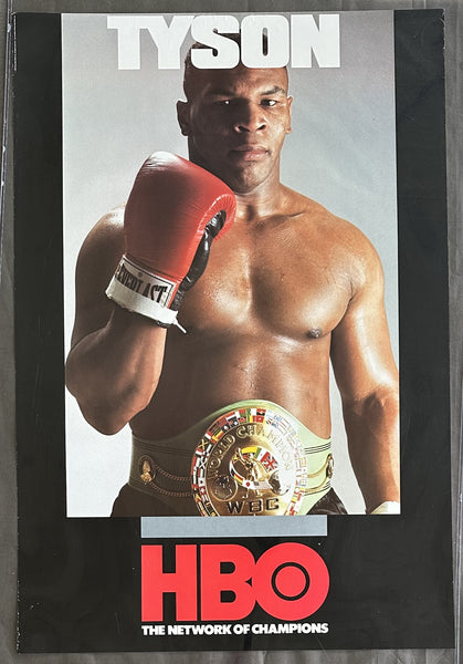 TYSON, MIKE ORIGINAL HBO PROMOTIONAL POSTER