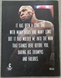 TYSON, MIKE SIGNED OFFICIAL PROGRAM FOR UNDISPUTED TRUTH (2012)