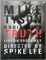 TYSON, MIKE SIGNED OFFICIAL PROGRAM FOR UNDISPUTED TRUTH (2012)