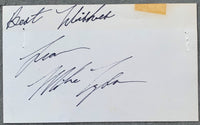 TYSON, MIKE VINTAGE SIGNED INDEX CARD (PSA/DNA)