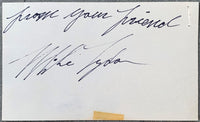 TYSON, MIKE VINTAGE SIGNED INDEX CARD (PSA/DNA)