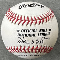 TYSON, MIKE VINTAGE SIGNED BASEBALL (1995)
