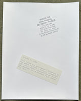 TYSON, MIKE ORIGINAL TYPE 1 PHOTOGRAPH (1989)