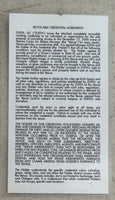 SANCHEZ, DIEGO-JOE RIGGS UFC FIGHT NIGHT PRESS CREDENTIAL
